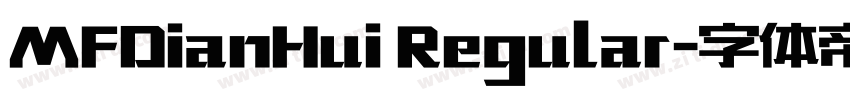 MFDianHui Regular字体转换